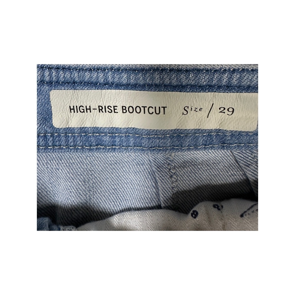 Pilcro and the Letterpress High Rise Bootcut Trouser Jeans Light Wash Size 29x31 - Picture 7 of 16